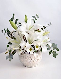 White Feelings Arangements send flowers