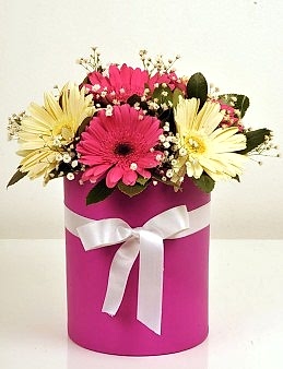 Kutuda Renkli Gerberalar Kutuda Çiçek çiçek gönder