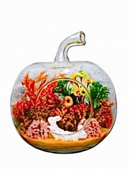 Renkli Bahçe Yapay Teraryum Terarium çiçek gönder