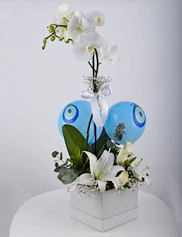 Bir Tek Sen... Beyaz Orkide Çiçeği  çiçek gönder