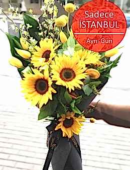 Ayçiçeğimsin Çiçek Buketi Aranjmanlar çiçek gönder