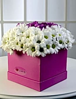 Baharın Kraliçesi Kır Arajmanı. Kutuda Çiçek çiçek gönder