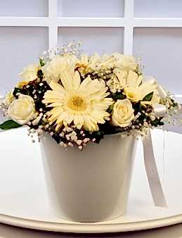 Beyaz Meleğime Aranjmanı Aranjmanlar çiçek gönder