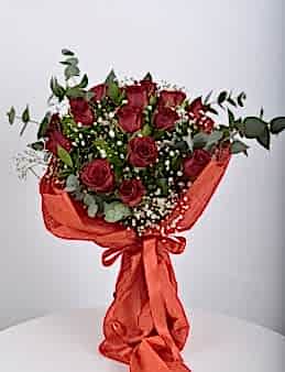 Buket 19 Kırmızı Gül.  çiçek gönder