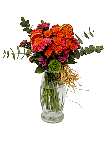  Orange Arbor Güller Aranjmanlar çiçek gönder