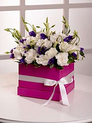 Neşe Kutusu Kutuda Çiçek çiçek gönder