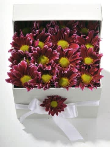 Geçmişten Bir Bahar Kır Çiçeği Aranjmanı. Kutuda Çiçek çiçek gönder